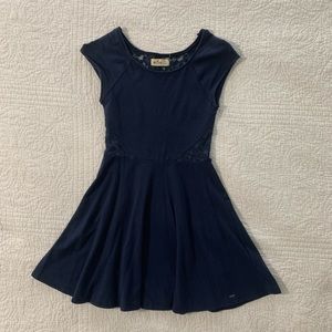 Hollister Navy Blue Mini Dress-Size S